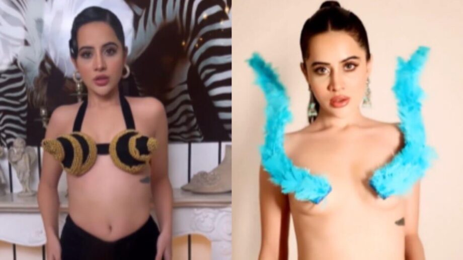 आइस-क्रीम कोन से लेकर फेदर विंग तक: उर्फी जावेद के इन अंतरंगी ब्लाउज डिजाइन ने फैंस को किया मोहित, देखें तस्वीरें