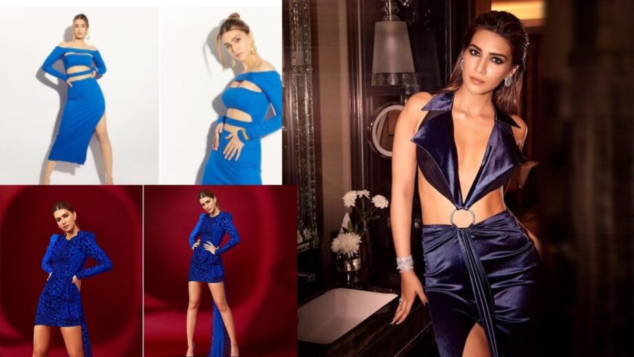 देखिए कृति सेनन ने ब्लू आउटफिट में अपने फैंस के उड़ाए होश