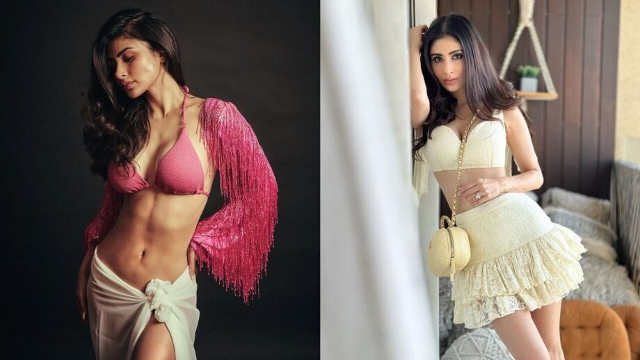 मौनी रॉय ने अपने मिड्रिफ-बारिंग में फैशन मोमेंट के साथ बिखेरा जलवा, देखें