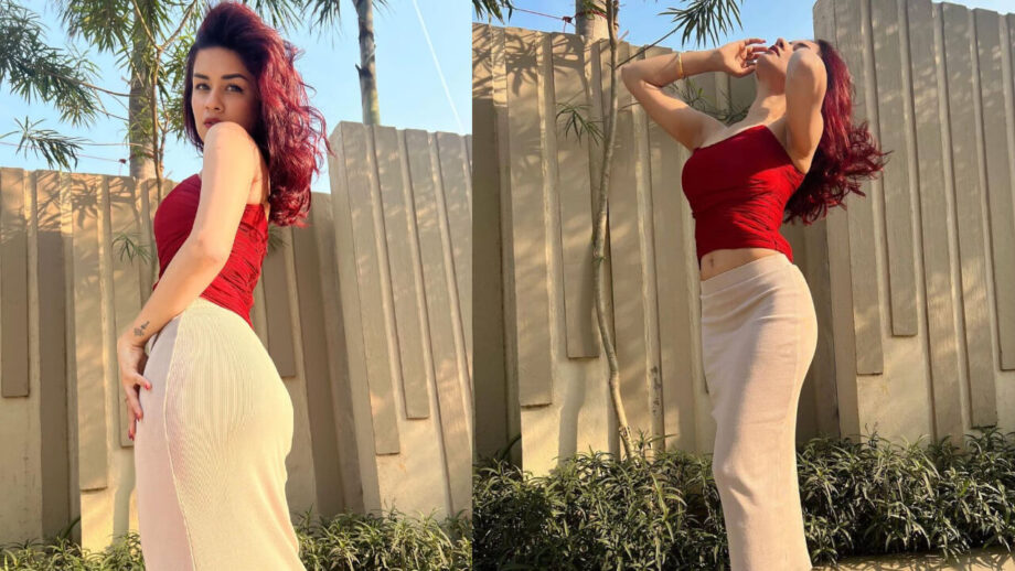 अवनीत कौर ने चलाया हॉटनेस का बाण,   रेड क्रॉप टॉप और मिनी स्कर्ट ने किया फैंस को घायल‌