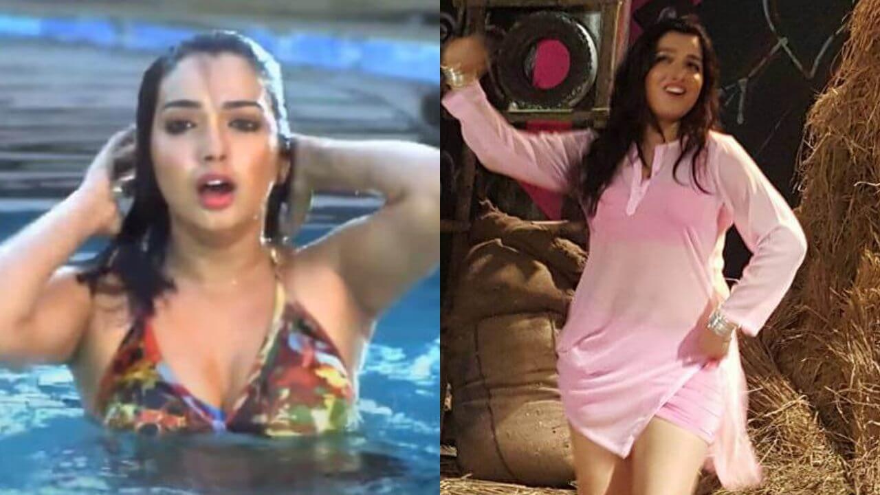 आम्रपाली दुबे की हॉटनेस के शिकार हुए फैंस, देखें तस्वीरें