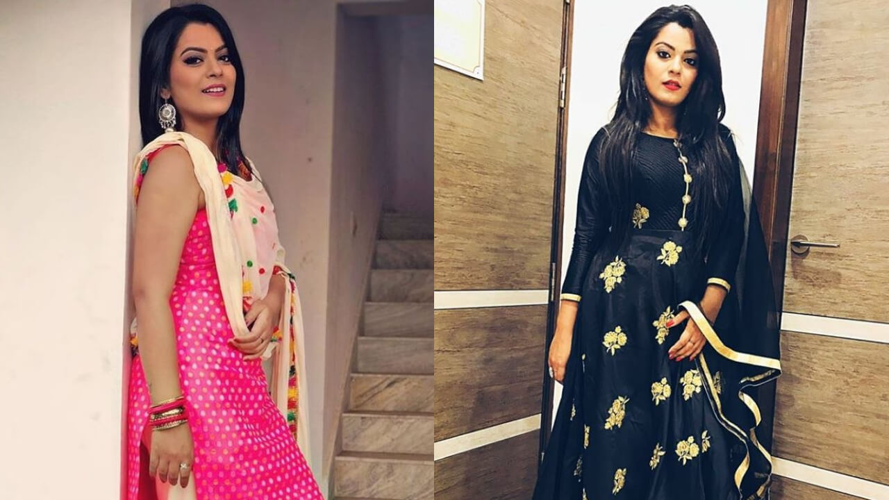 एथनिक सलवार सूट में जलवे बिखेर रही है निधि झा, देखें तस्वीरें