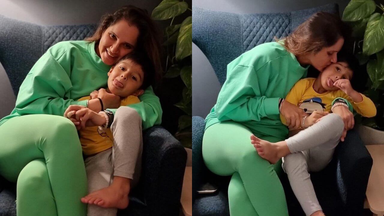 टेनिस से संन्यास लेने के बाद बेटे संग प्यारे पल बिता रही हैं सानिया मिर्जा, देखें सबूत