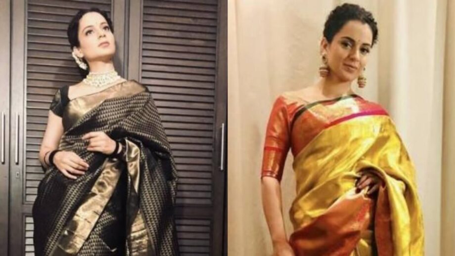 देखिए जब कंगना रनौत ने दिखाया सिल्क साड़ियों के लिए अपना प्यार