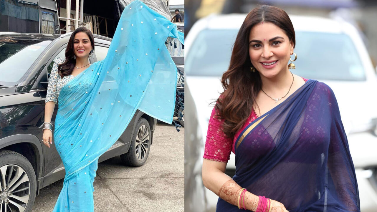 देखिए श्रद्धा आर्या का साड़ी लुक जो आपको जरूर पसंद आएगा