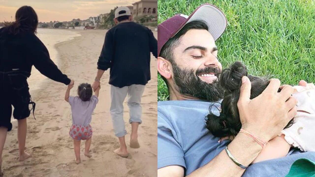 बेटी वामिका के साथ विराट कोहली और अनुष्का शर्मा ने बिताए प्यारे पल, देखें तस्वीरें