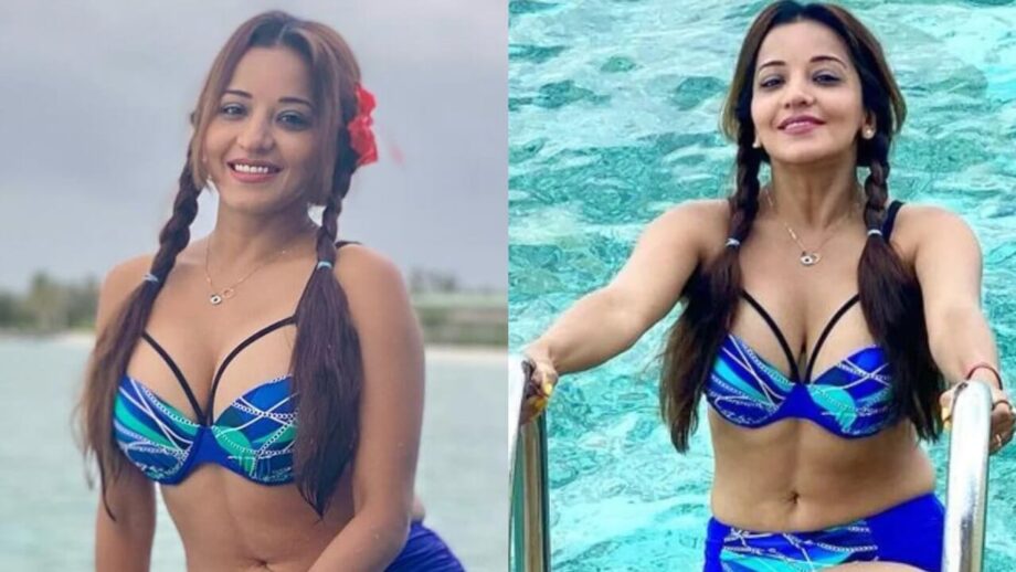 मोनालिसा के बिकिनी लुक ने बढ़ाया टेंपरेचर मोनालिसा के बिकिनी लुक ने बढ़ाया टेंपरेचर