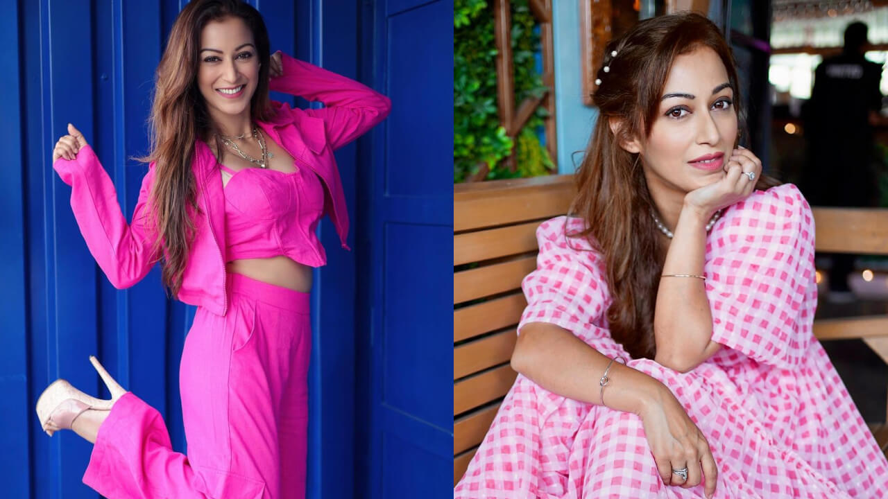 सुनैना फौजदार पिंक आउट्फिट में दिखी बोल्ड, फैंस ने किया पसंद