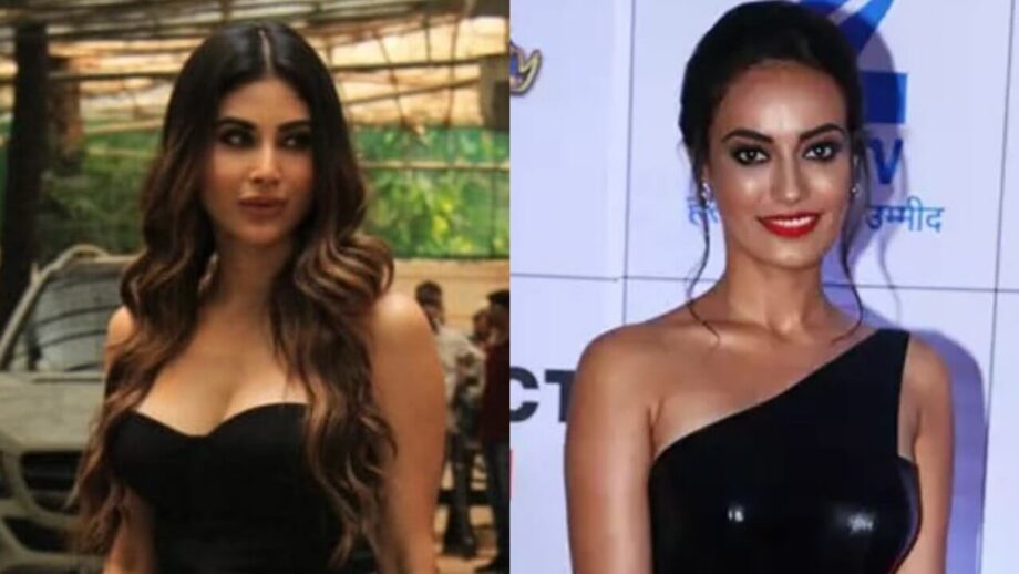 सुरभि ज्योति और मौनी रॉय ने ब्लैक ड्रेस में फैंस के उड़ाए होश