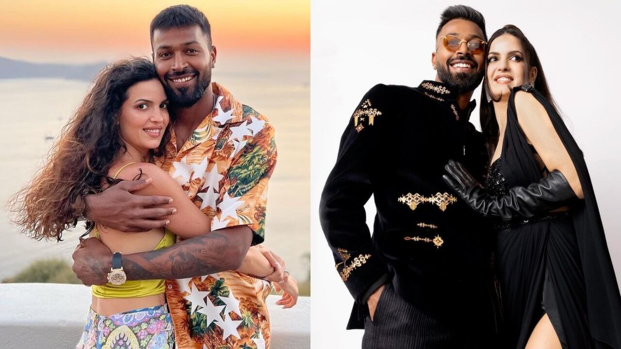 हार्दिक पांड्या ने अपनी पत्नी नताशा स्टांकोविक के साथ शेयर की स्टनिंग तस्वीर