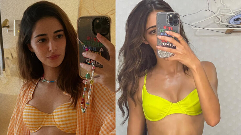 हॉट मिरर सेल्फी द्वारा अनन्या पांडे ने चुराया फैंस का दिल, देखें तस्वीरें