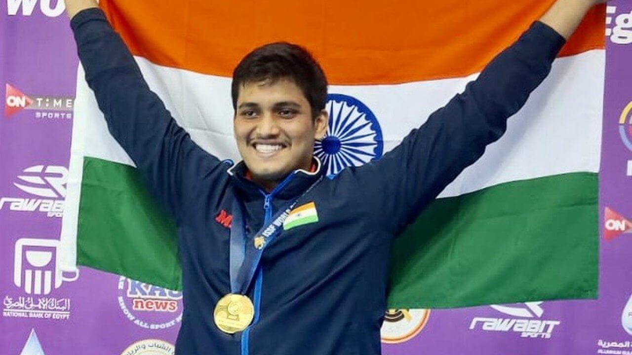 10mm एयर राइफल प्रतियोगिता में रुद्राक्ष पाटिल ने मारी बाजी, ISSF शूटिंग विश्व कप में जीता स्वर्ण पदक का खिताब
