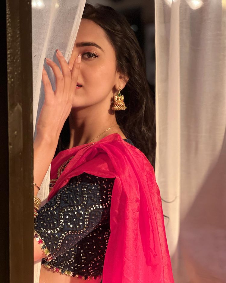 Tejashwi Prakash's transparent saree look created a ruckus, see photos 3245