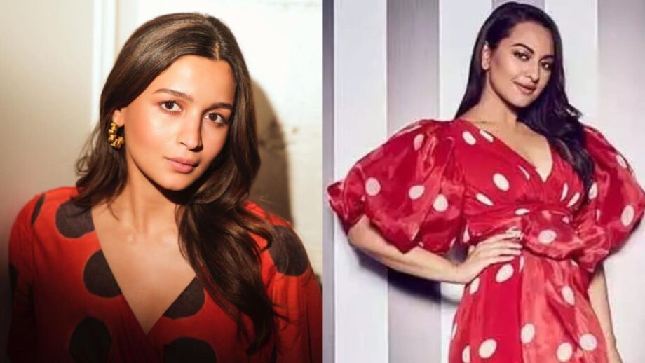 आलिया भट्ट या सोनाक्षी सिन्हा: रेड पोल्का ड्रेस में कौन दिखी बेहद खूबसूरत? आलिया भट्ट या सोनाक्षी सिन्हा: रेड पोल्का ड्रेस में कौन दिखी बेहद खूबसूरत?