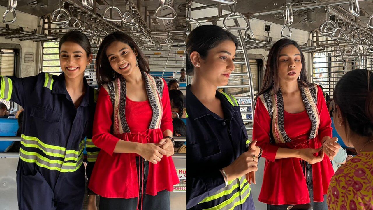 अमनदीप सिद्धू और सृष्टि सिंह ने ट्रेन में किया अपने आने वाले शो चाशनी का प्रमोशन