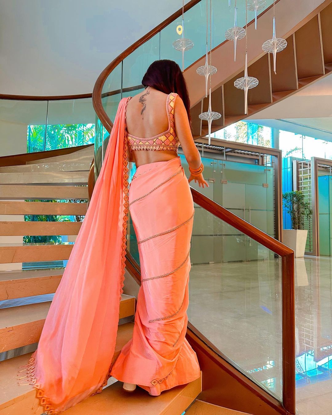 Avneet Kaur shared a very beautiful picture in saree 4711