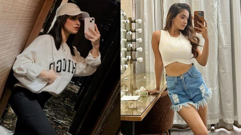 अवनीत कौर या अनुष्का सेन: किसका मिरर सेल्फी गेम है सबसे बेहतरीन?