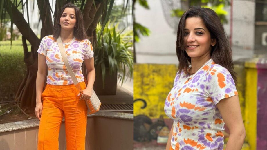 भोजपुरी क्विन मोनालिसा ने परोसा होली वाइब्स, देखें तस्वीरें