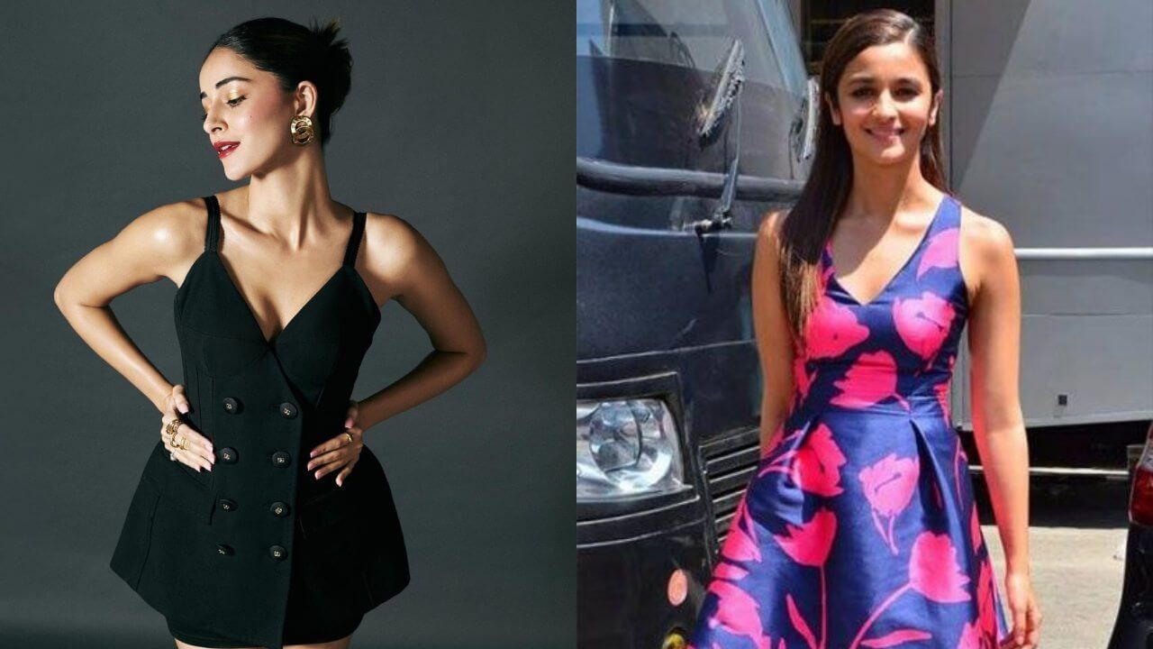 अनन्या पांडे से लेकर आलिया भट्ट तक: इन अभिनेत्रियों ने अपने बोल्ड वी-नेक ड्रेस द्वारा इंटरनेट पर मचाई तबाही, देखें तस्वीरें