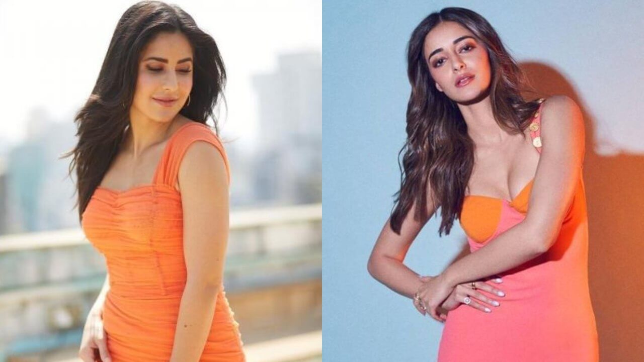 कैटरीना कैफ या अनन्या पांडे: ऑरेंज बोडिकॉन ड्रेस में किसने उड़ाए फैंस के होश?