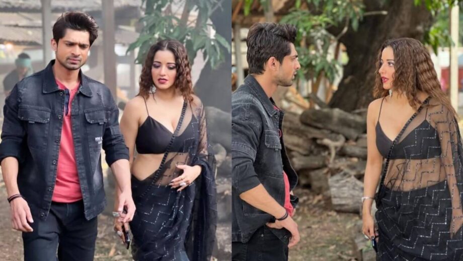 बेकाबू के सेट से मोनालिसा ने शेयर की खास झलक