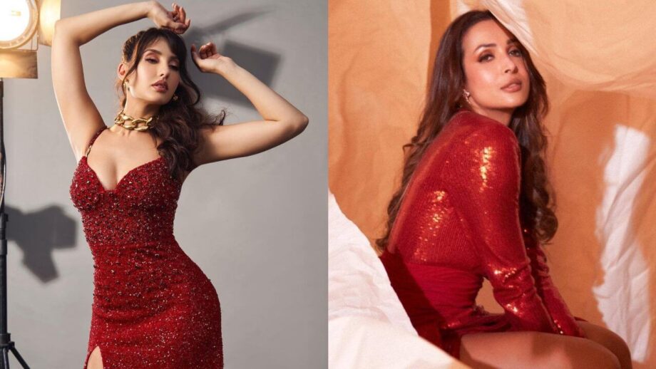 नोरा फतेही या मलाइका अरोड़ा:रेड सेक्विन कट आउट आउटफिट में कौन दिखी ज्यादा खूबसूरत? नोरा फतेही या मलाइका अरोड़ा:रेड सेक्विन कट आउट आउटफिट में कौन दिखी ज्यादा खूबसूरत?