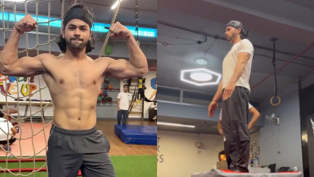 Siddharth Nigam inspires his fans by sharing his workout video 7188