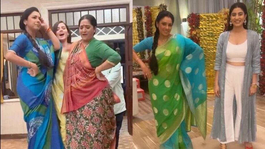 Anupama फेम Rupali Ganguly ने शो के सेट पर की मस्ती, वीडियो हुई वायरल