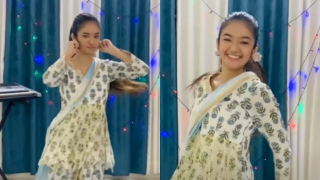 माधुरी दीक्षित के गाने पर अनुष्का सेन ने लगाया ठुमका, फैंस हुए दिवाने