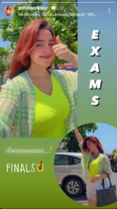 Ashnoor Kaur's examination started, actress herself gave information 10045