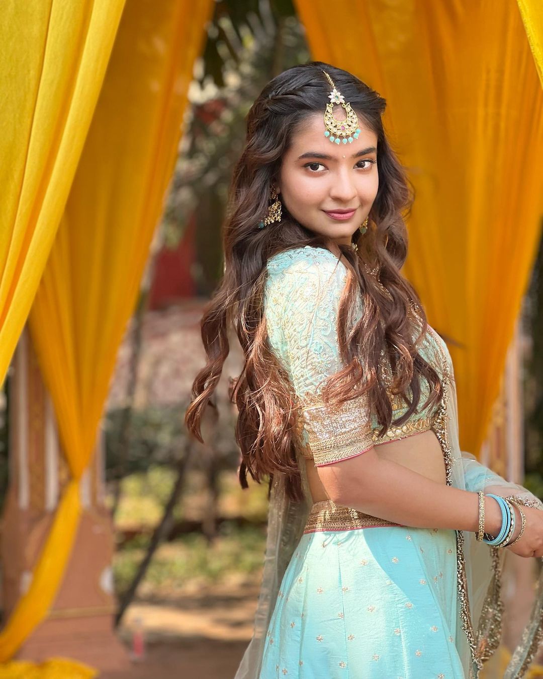 From Anushka Sen, Avneet Kaur to Jannat Zubair Rahmani: The traditional looks of these actresses rocked the hearts of fans 9592
