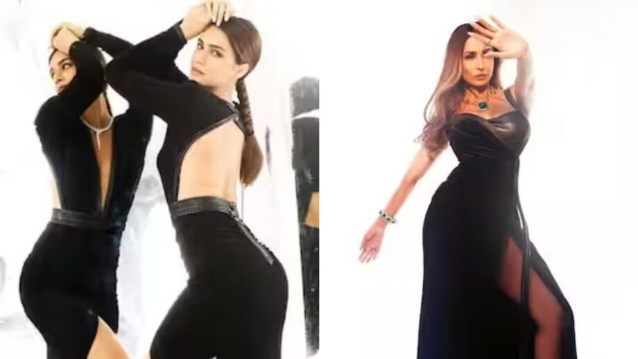 कृति सेनन से लेकर मलाइका अरोड़ा तक: ब्लैक थाई-हाई स्लिट गाउन लुक में इन हसीनाओं ने ढाया कहर