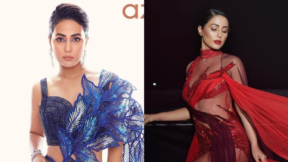 हिना खान की अनोखी आउटफिट्स ने खींचा सभी का ध्यान, देखें सबूत