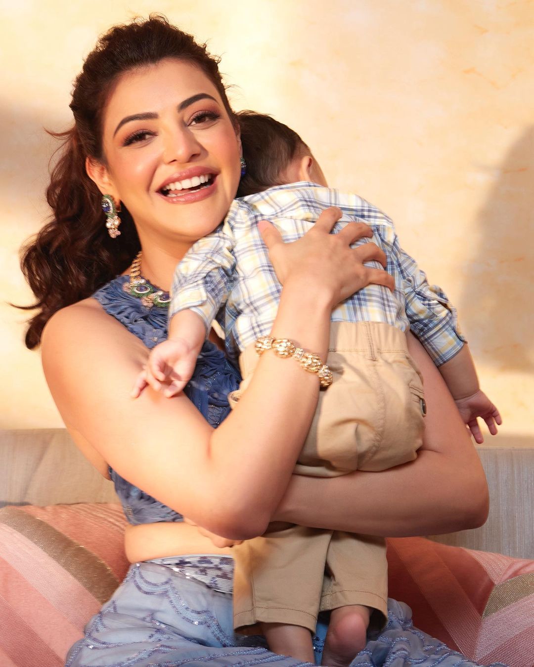 Kajal Aggarwal made son's special tableaux public, see adorable tableaux 11177