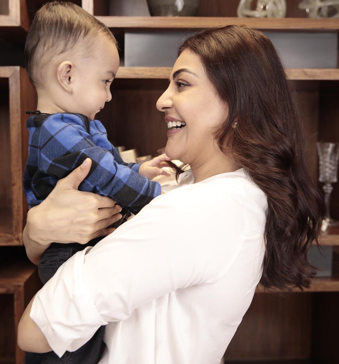 Kajal Aggarwal made son's special tableaux public, see adorable tableaux 11178