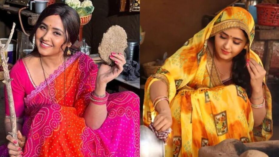 मिट्टी के चूल्हे पर काम करती दिखीं काजल राघवानी, फैंस के उड़े होश