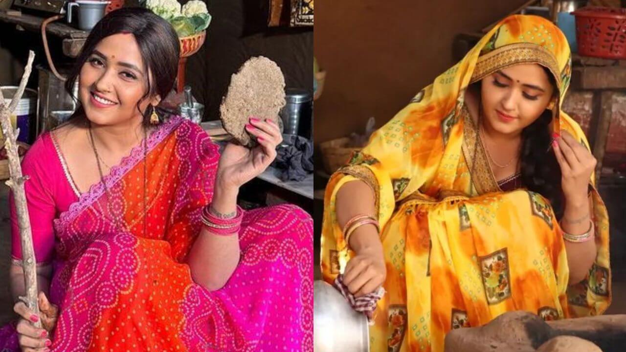 मिट्टी के चूल्हे पर काम करती दिखीं काजल राघवानी, फैंस के उड़े होश