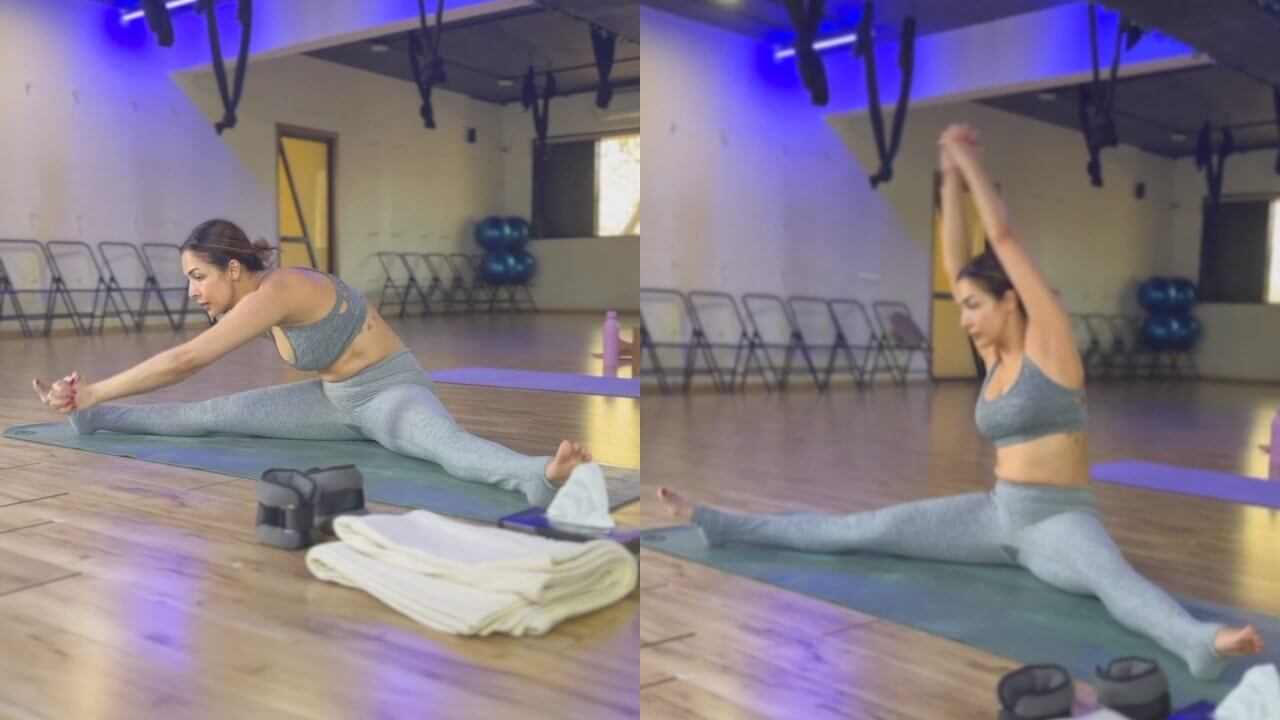 मलाइका अरोड़ा ने फिर से फिट रहने के लिए प्रशंसकों को प्रेरित किया, योग आसन द्वारा सभी को मोहित किया