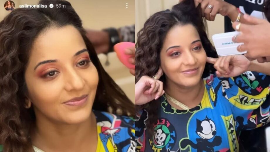 मेकअप रुम से मोनालिसा ने शेयर की खास झलक, देखें तस्वीरें मेकअप रुम से मोनालिसा ने शेयर की खास झलक, देखें तस्वीरें