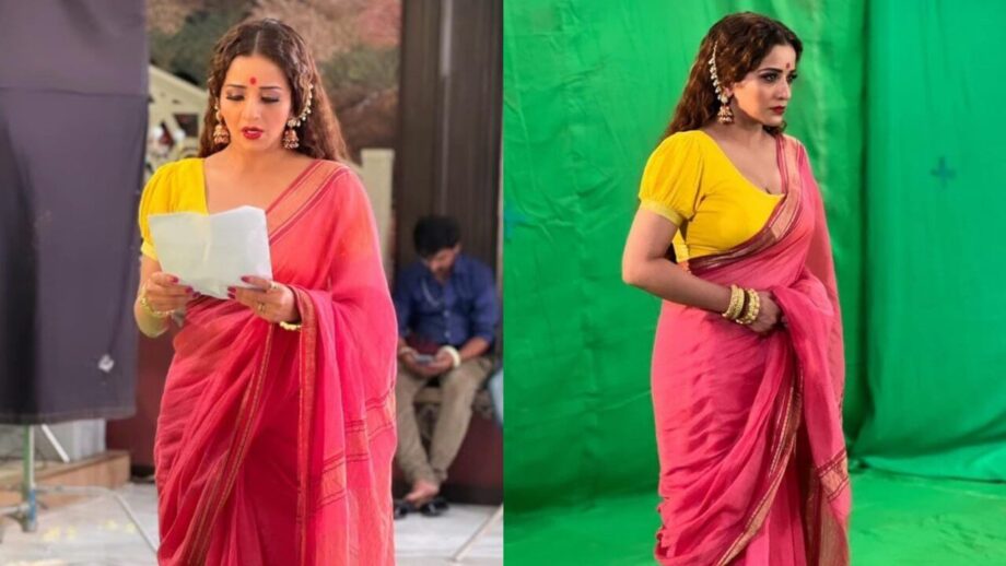 मोनालिसा ने शेयर किया पर्दे के पीछे का राज, देखें तस्वीरें