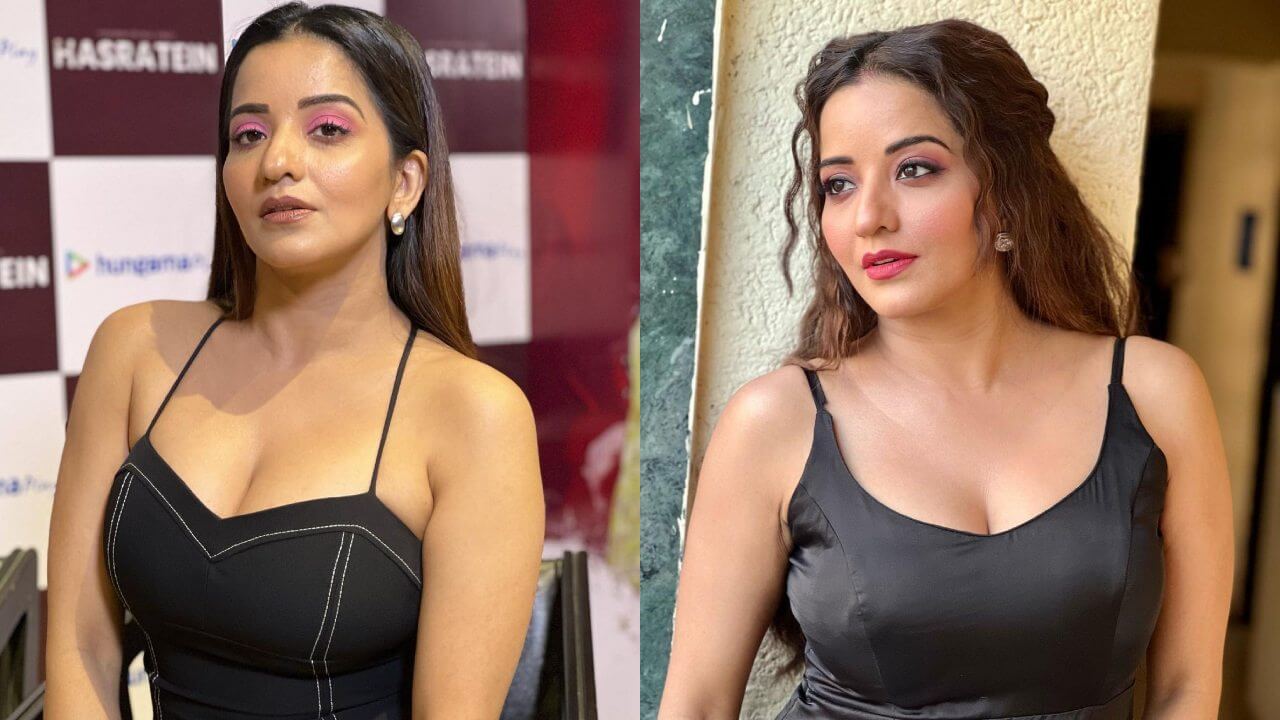 मोनालिसा की ब्लैक बोल्ड आउटफिट ने ली फैंस की जान, देखें तस्वीरें