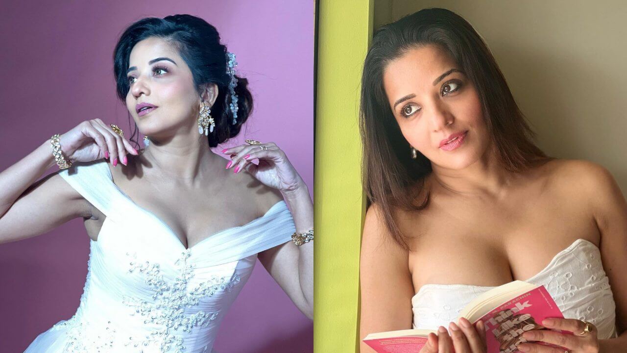 मोनालिसा के ऑफ शोल्डर आउटफिट ने इंटरनेट पर मचाई धूम