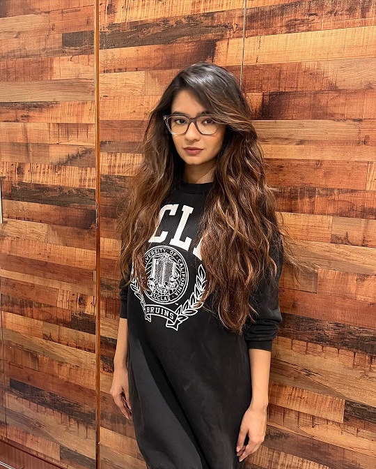 New pictures of Anushka Sen caught the attention of fans, see photos 12646
