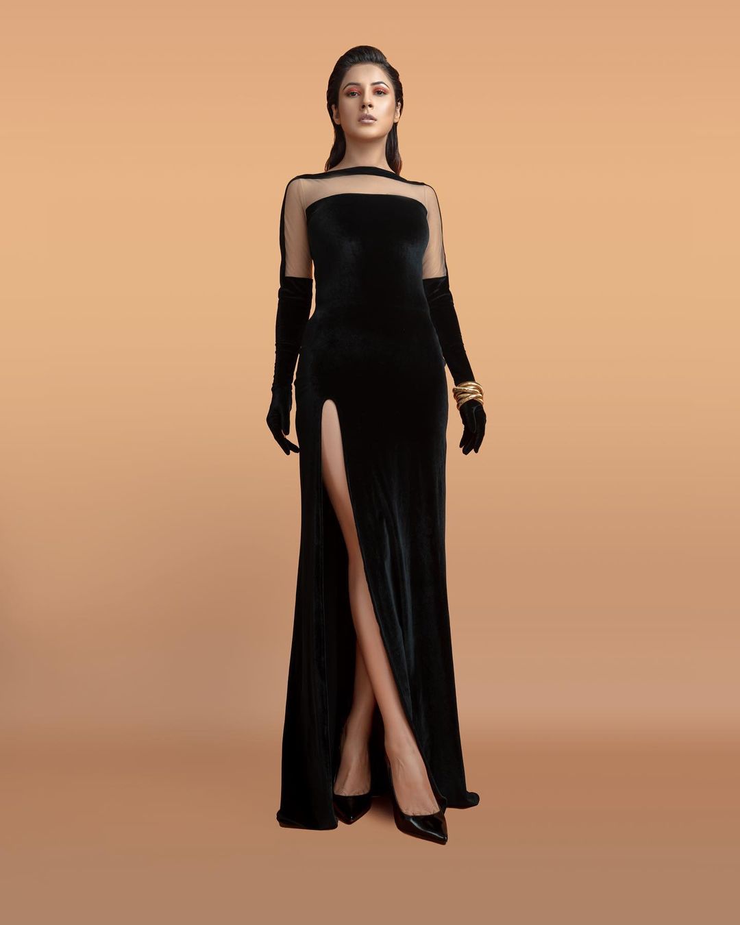 Shehnaaz Gill rocked the black outfit, see proof 9879