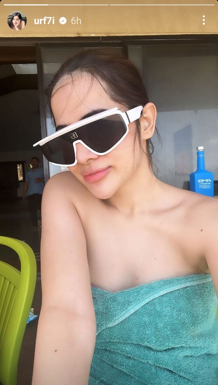 Urfi Javed was seen wrapped in a towel, fans were shocked 12110