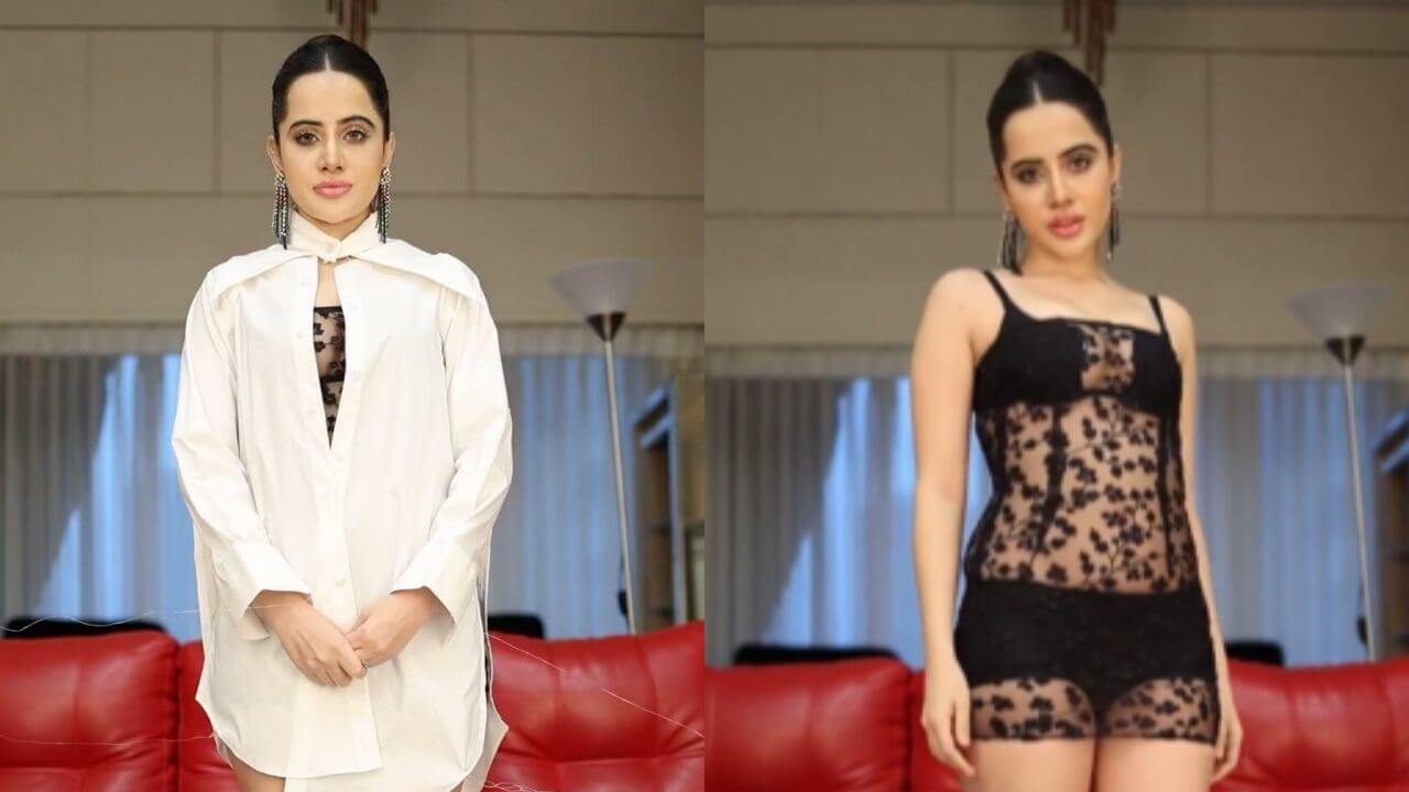 हवे में उड़ गए उर्फी जावेद के कपड़े, दिखा तन-बदन