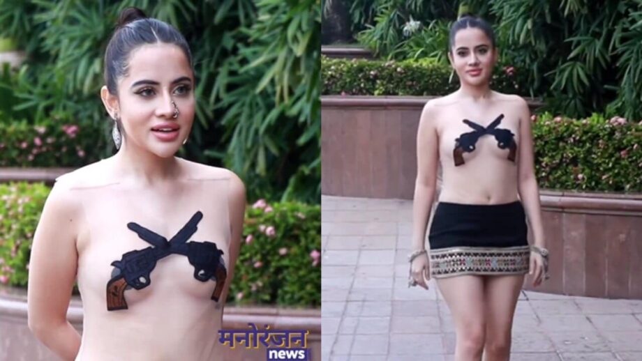 उर्फी जावेद के बंदुक लुक ने फैंस के दिलों पर चलाईं गोलियां उर्फी जावेद के बंदुक लुक ने फैंस के दिलों पर चलाईं गोलियां