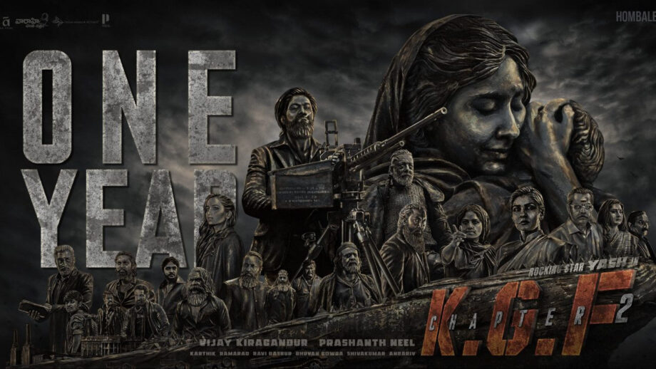प्रशांत नील निर्देशित यश स्टारर होम्बले फिल्म्स की केजीएफ 2 के पूरे हुए एक साल