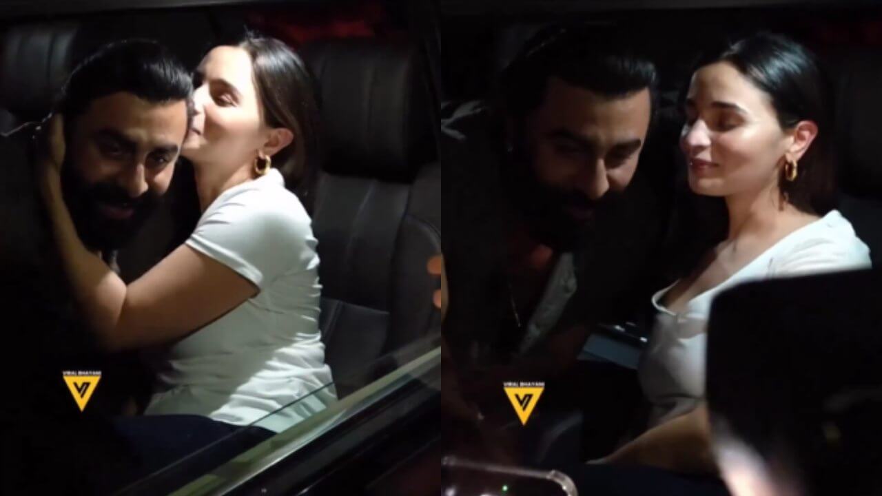 मिडिया कर्मियों के सामने रोमांटिक हुईं आलिया भट्ट