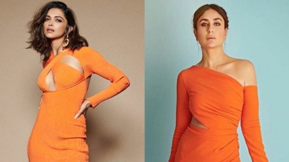 दीपिका पादुकोण से लेकर करीना कपूर तक: इन अभिनेत्रियों के ऑरेंज कट आउट ड्रेस के फैंस हुए दिवाने